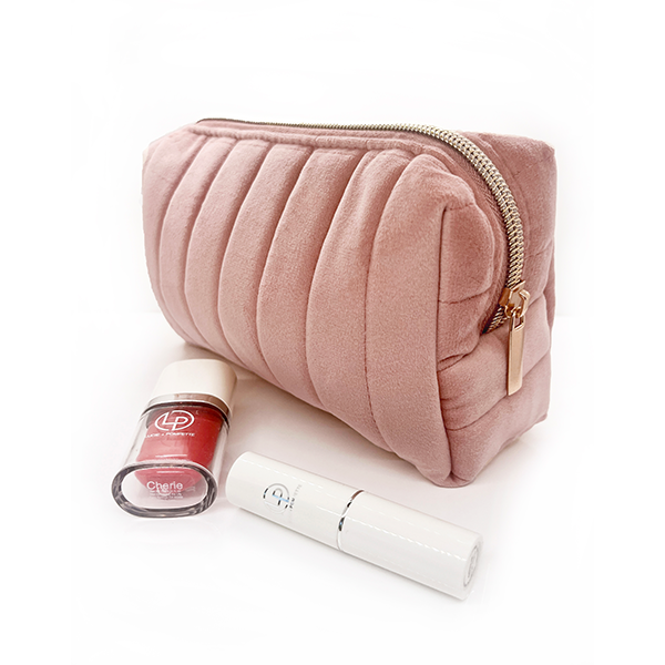 PLUSH PINK BAGUETTE - Makeup Bag