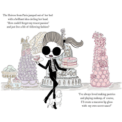 HEIRESS FROM PARIS - Illustrated Book