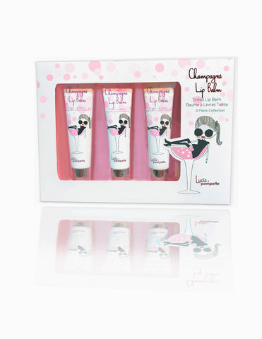 CHAMPAGNE LIP BALM - 3 piece collection