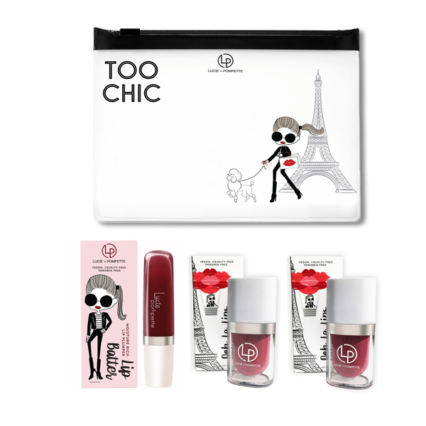 TOO CHIC - 3 piece lip kit